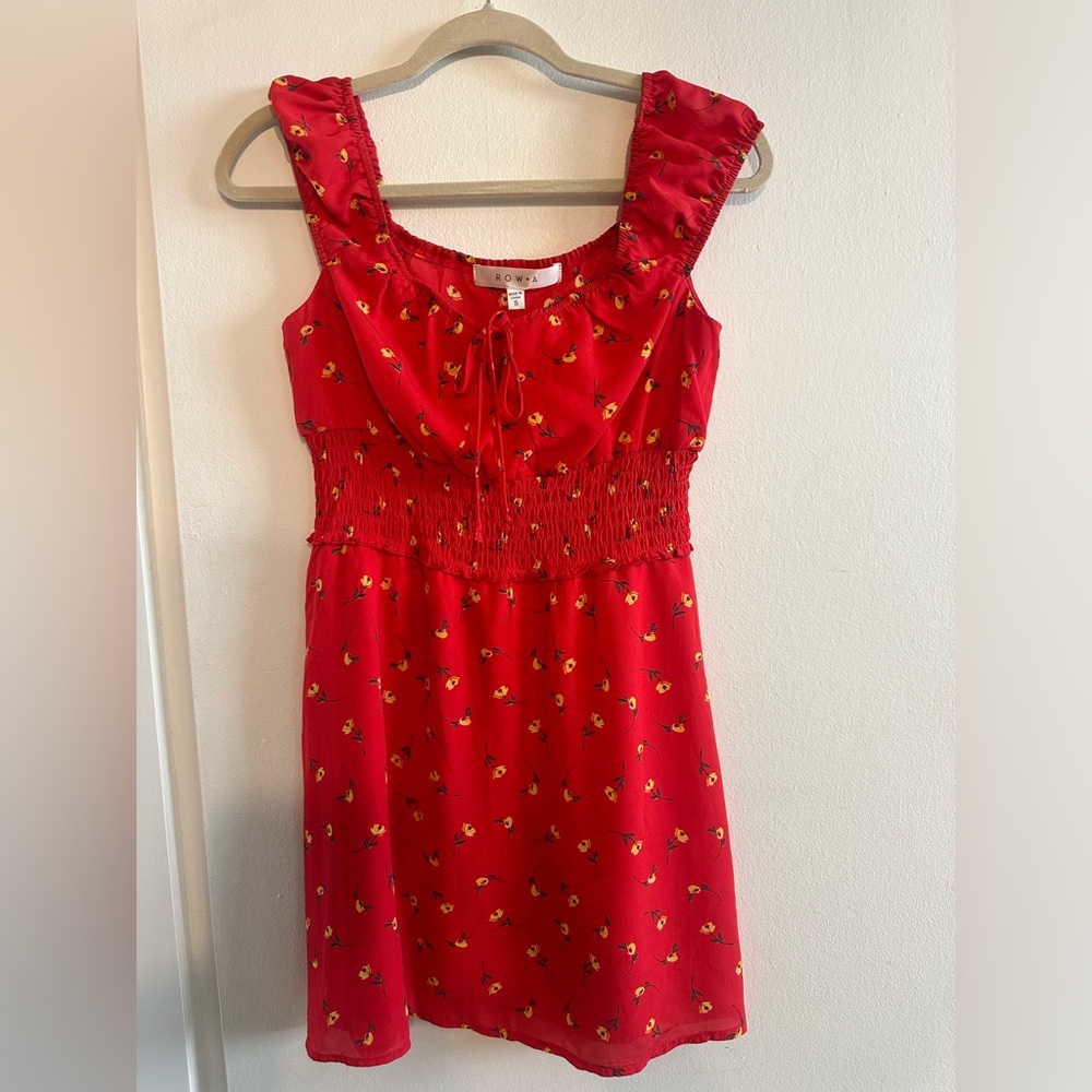 Red sundress